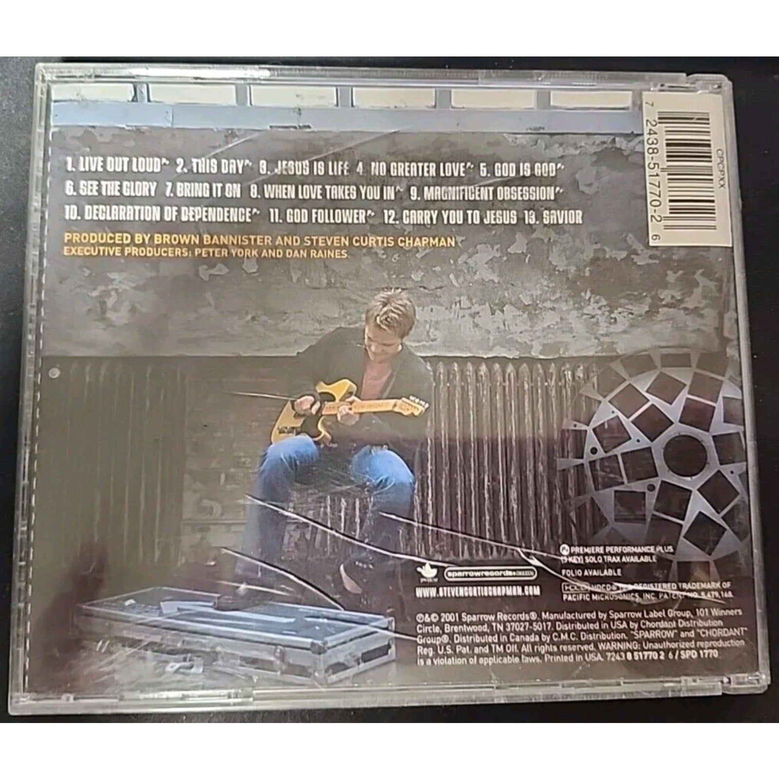Declaration by Steven Curtis Chapman (CD, Sep-2001, Sparrow Records)