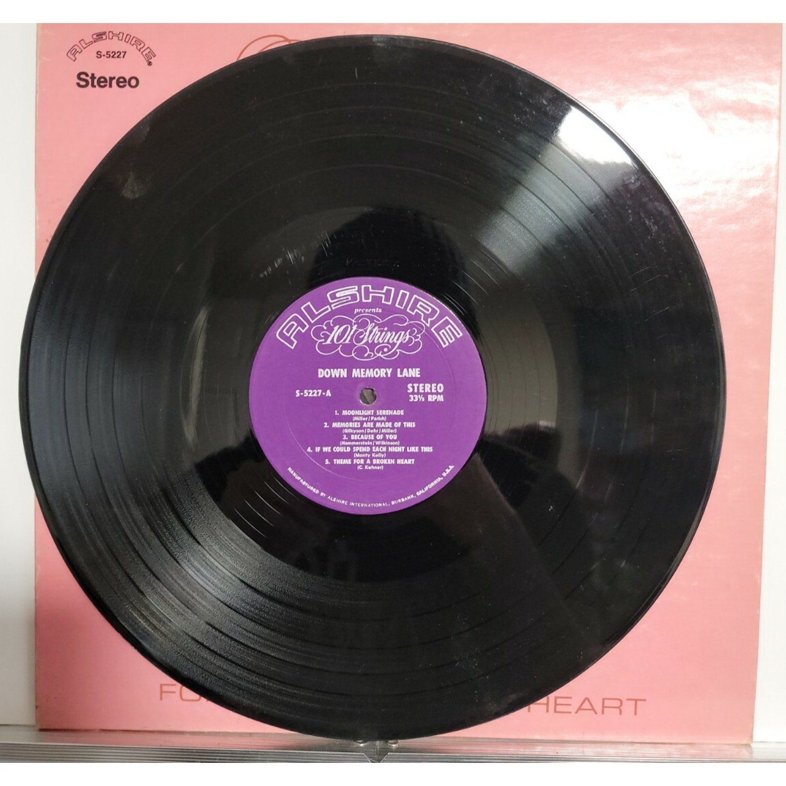 101 Strings – Down Memory Lane (For The Young At Heart) (Vinyl)