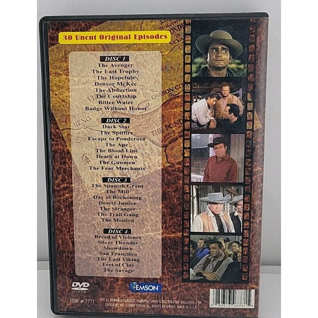 30 Bonanza Classics Collector's Edition DVD 30 Uncut Original Episodes