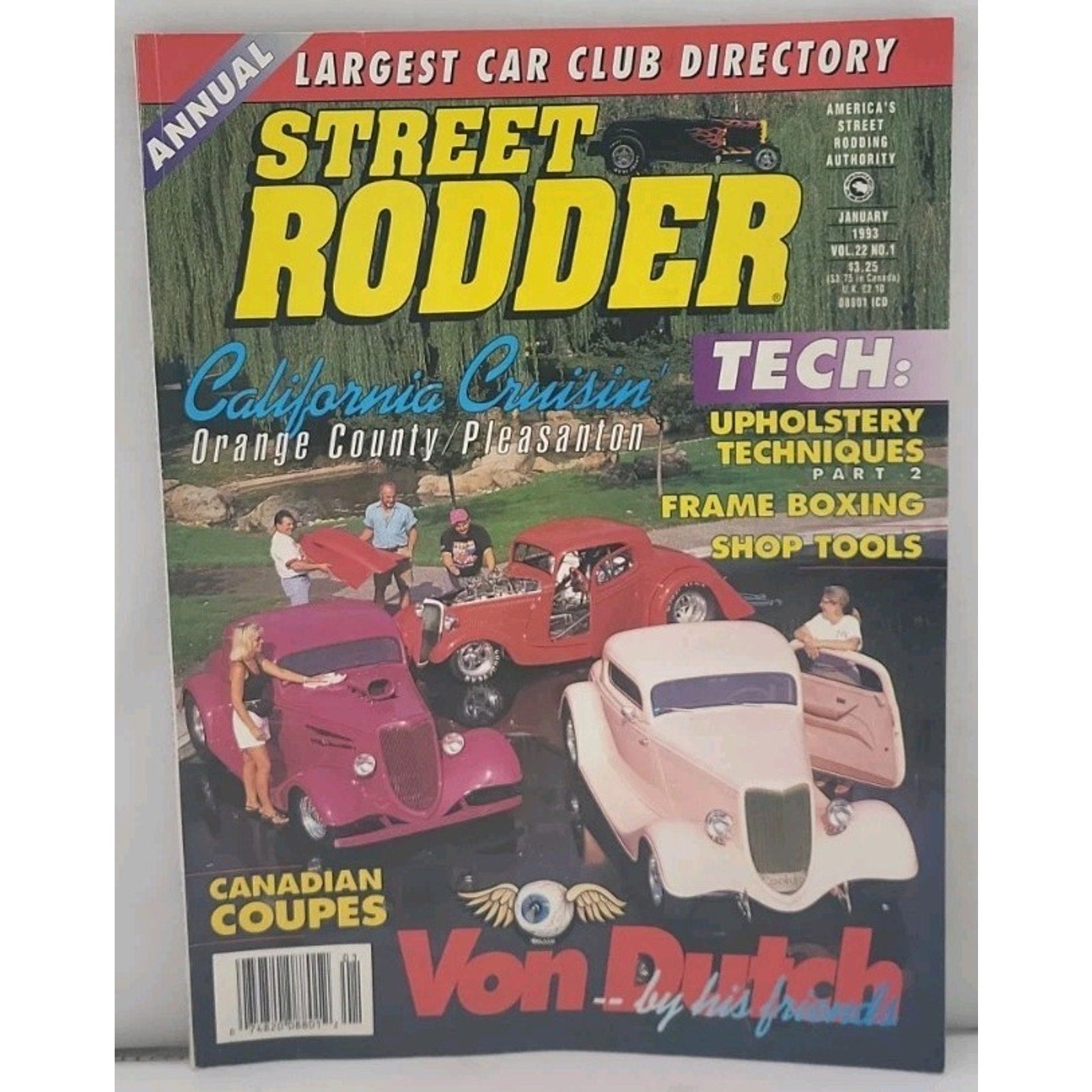 Street Rodder Magazine - January 1993 - Vol. 22 No. 1