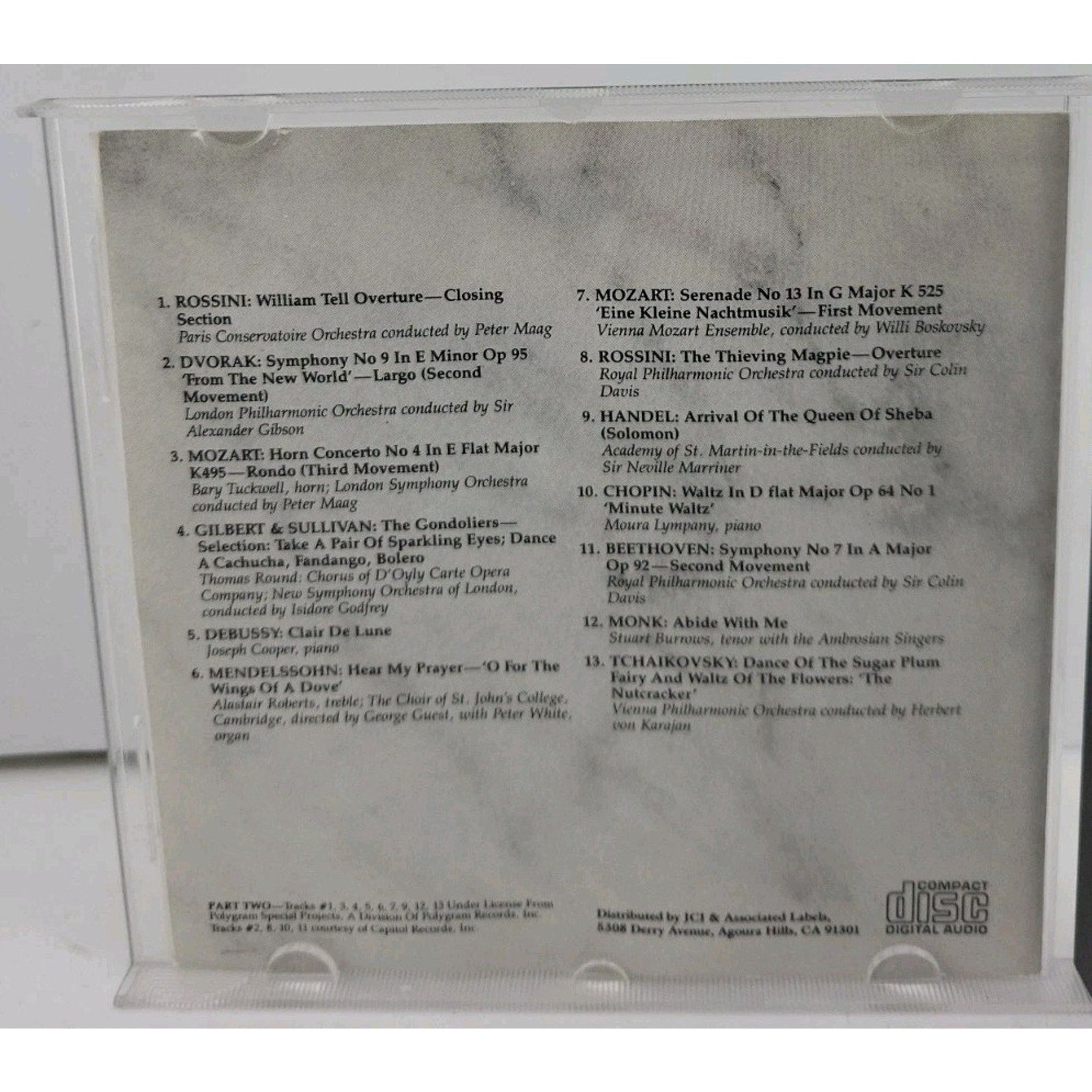 100 Greatest Encanto Classics Part 2, (JCI & Associated Labels, 1987 CD Disc)