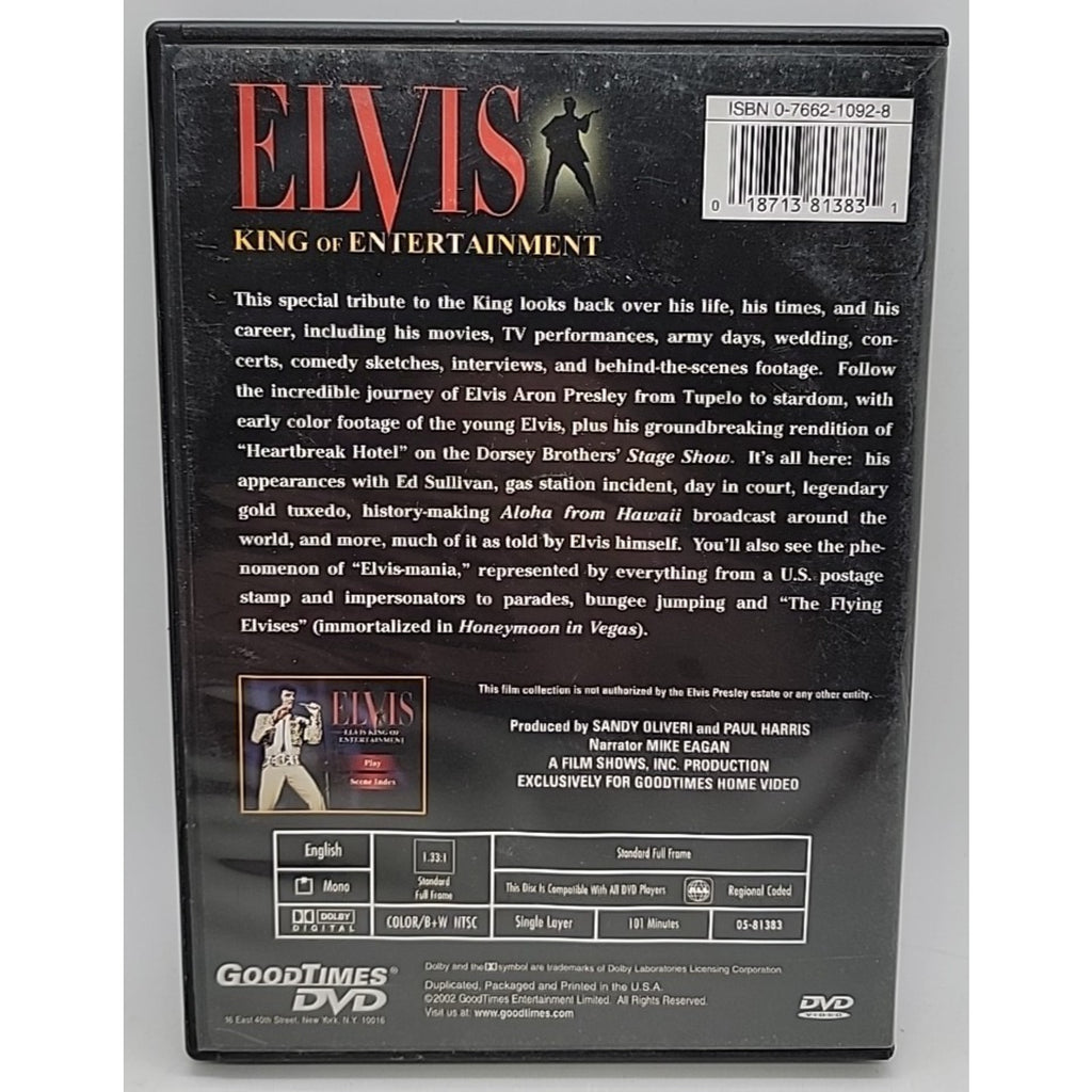Elvis - King of Entertainment (DVD, 2002)