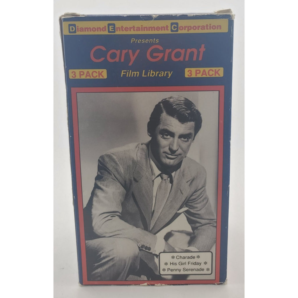 Cary Grant 3 - Pack - Charade / His Girl Friday / Penny Serenade (VHS)