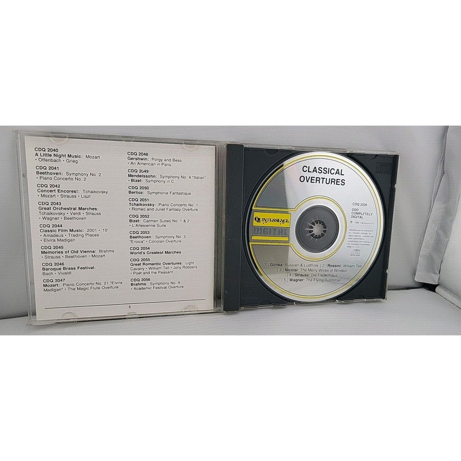 Classic Overtures CD