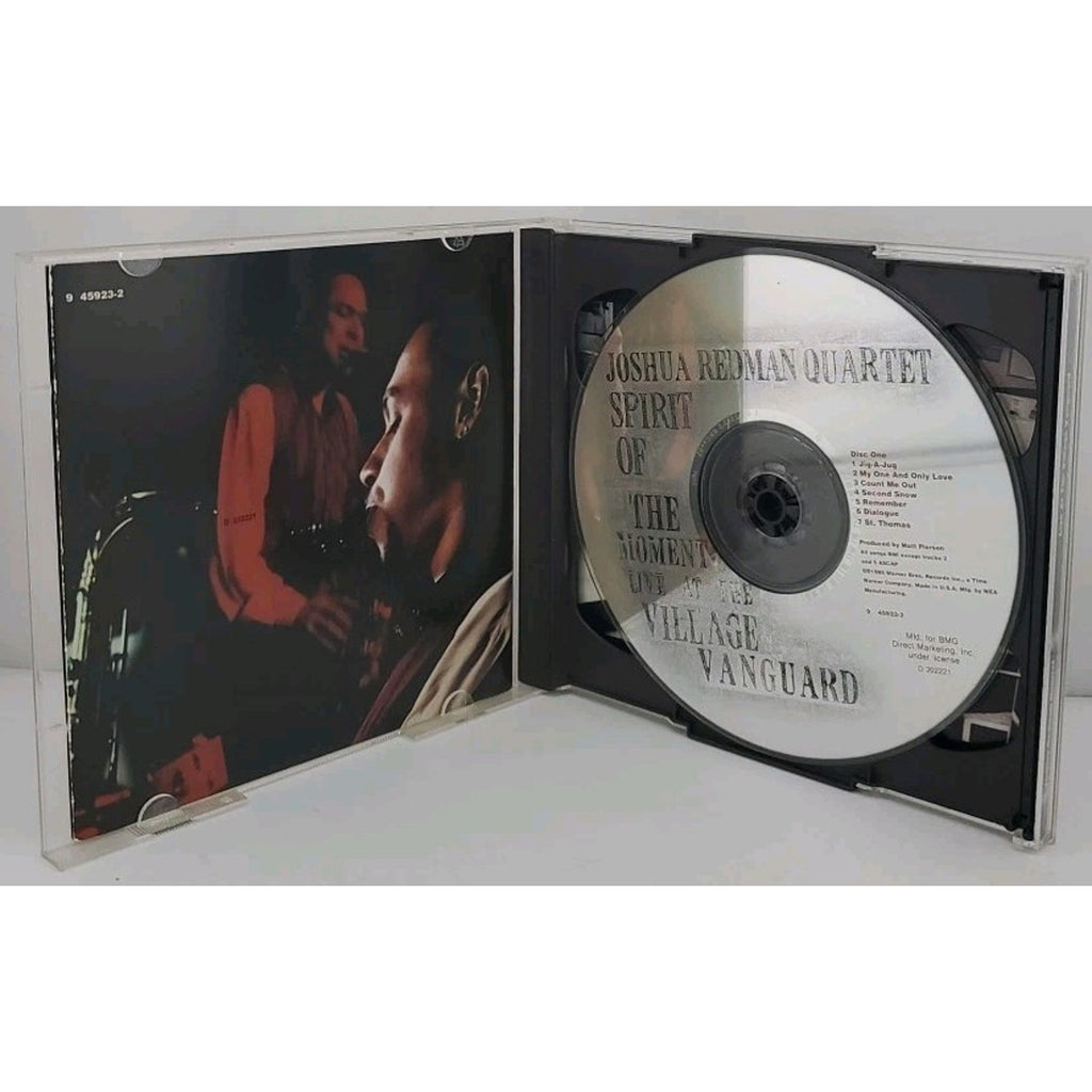 Joshua Redman Quartet Spirit Of The Moment (CD, 2 Disc, 1995, BMG)