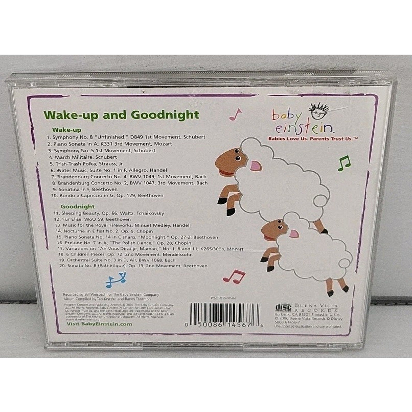 Baby Einstein: Wake-Up and Goodnight by Baby Einstein (CD)