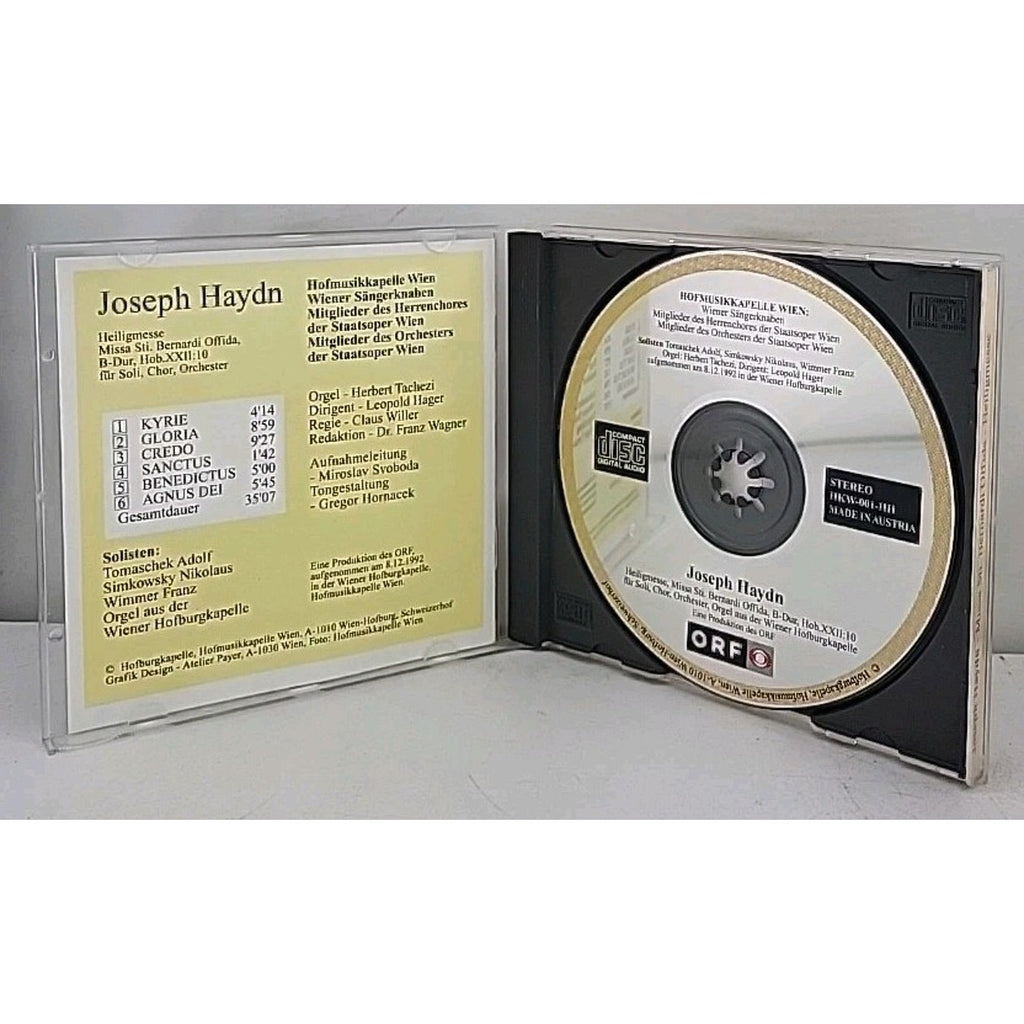 Joseph Haydn: Heiligmesse Missa Sti Bernardi Offida CD