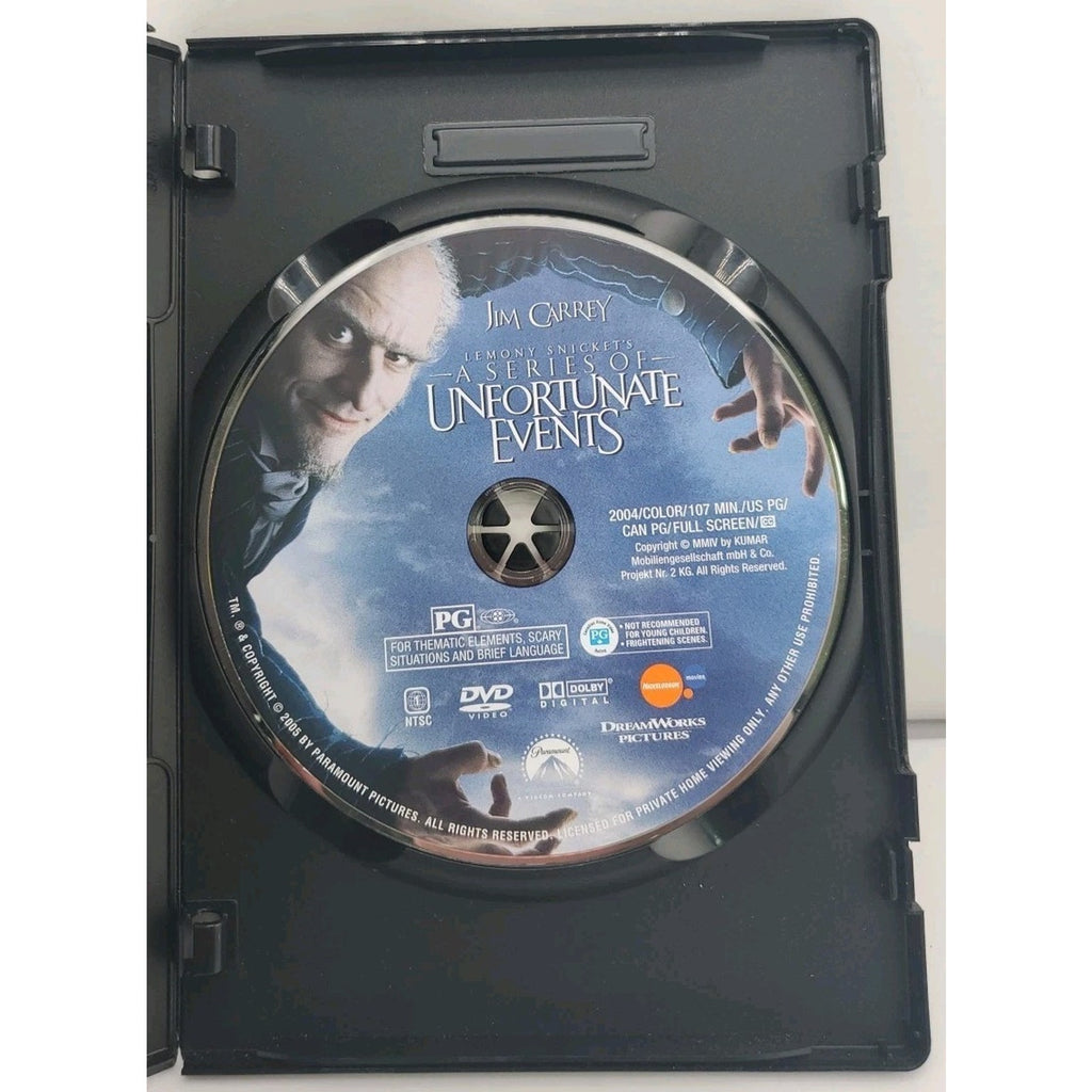 Lemony Snicket's: A Series Of Unfortunate Events (DVD, 2004)