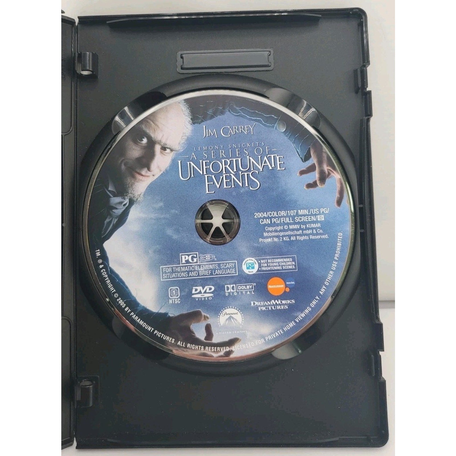 Lemony Snicket's: A Series Of Unfortunate Events (DVD, 2004)