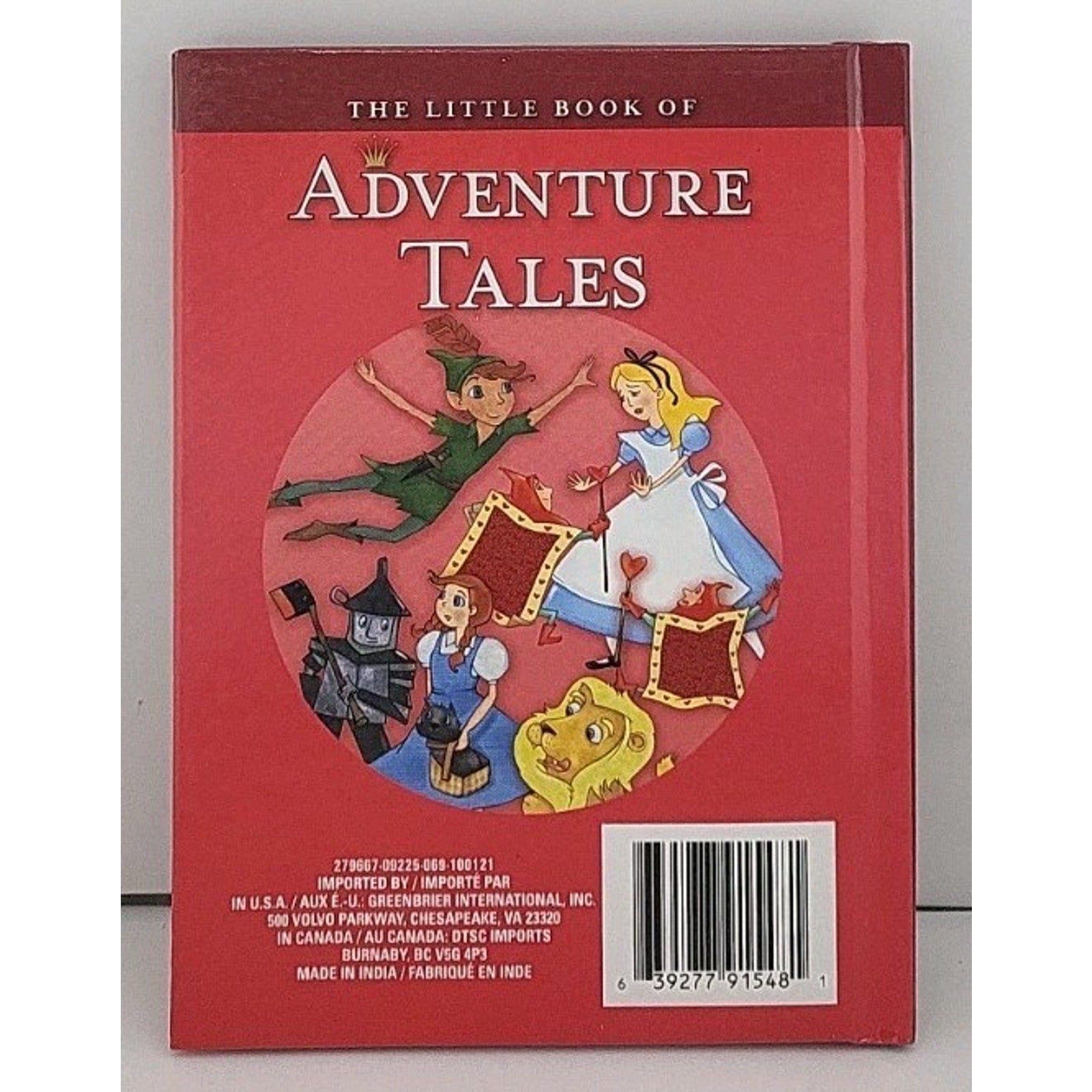 The Little Book of Adventure Tales Children's Illustrated Hardcover Book
