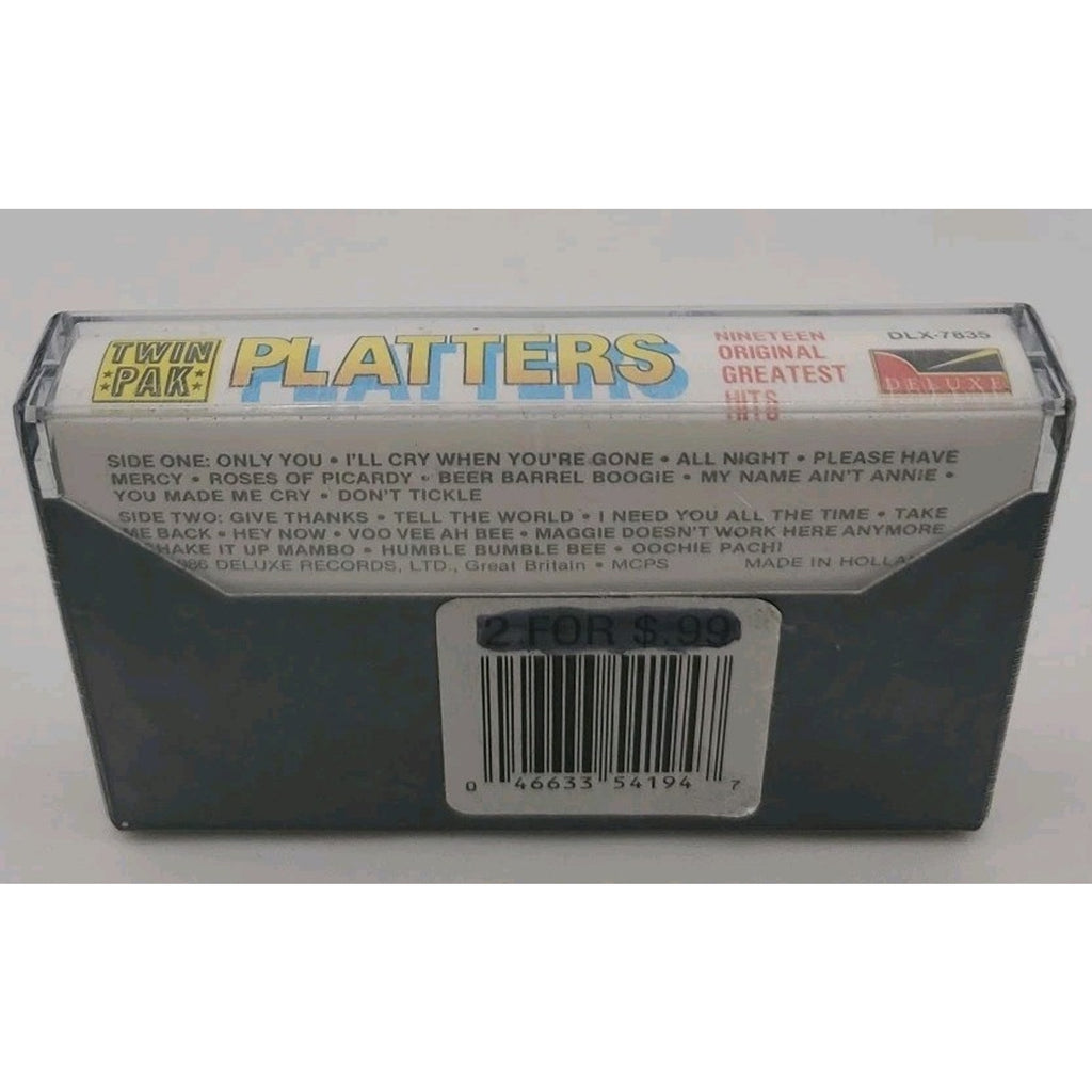 19 Original Greatest Hits by The Platters (Cassette) *Brand New*