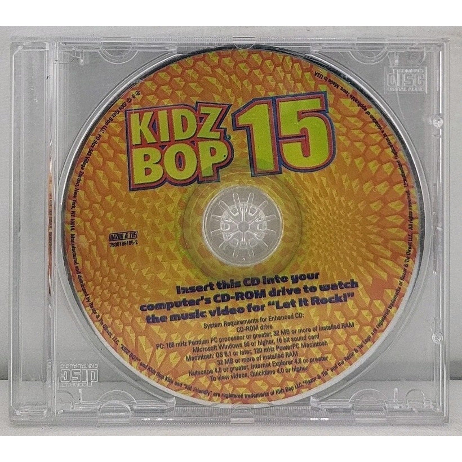 Kidz Bop 15 CD ONLY