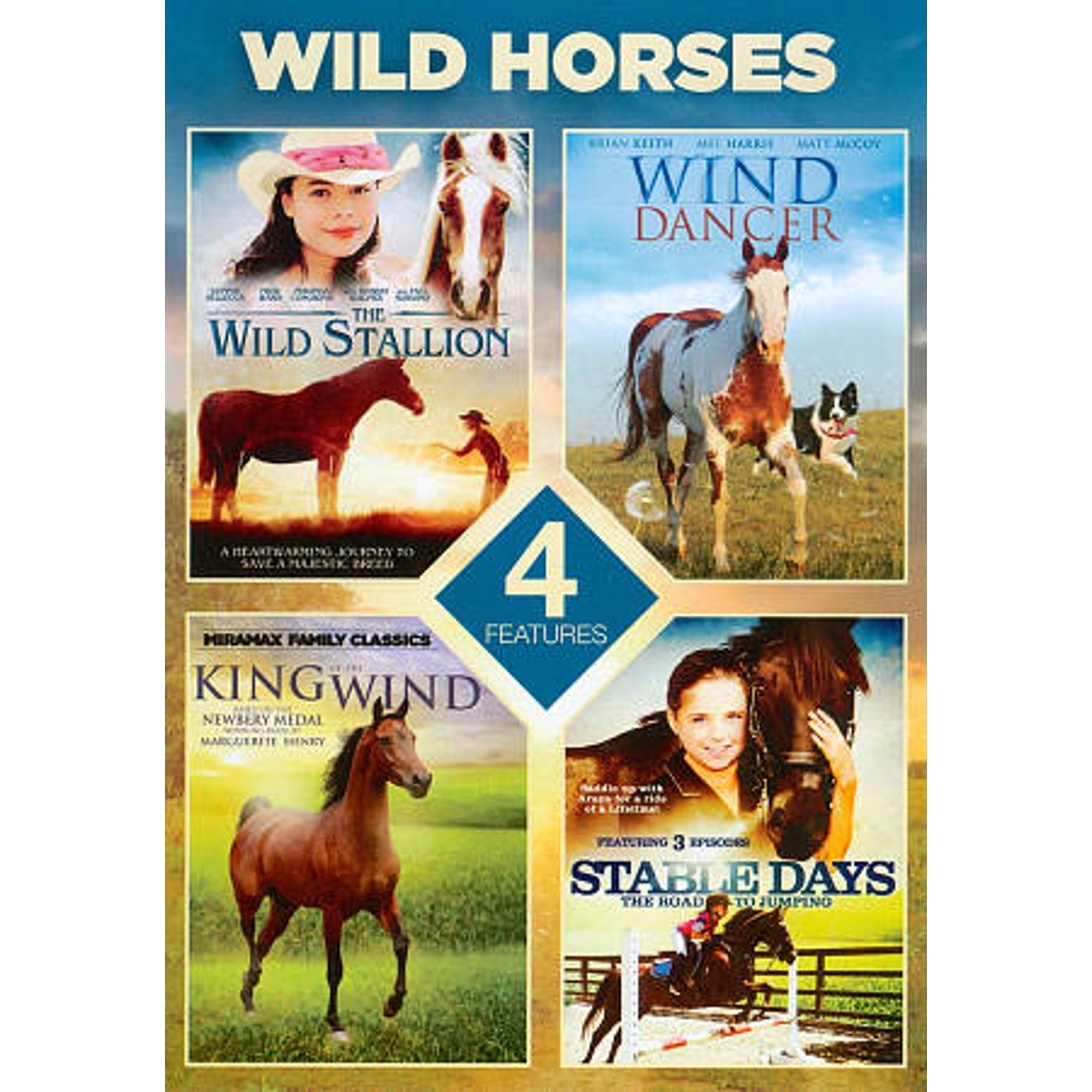 Wild Horses: 4 Movies (DVD, 2012)