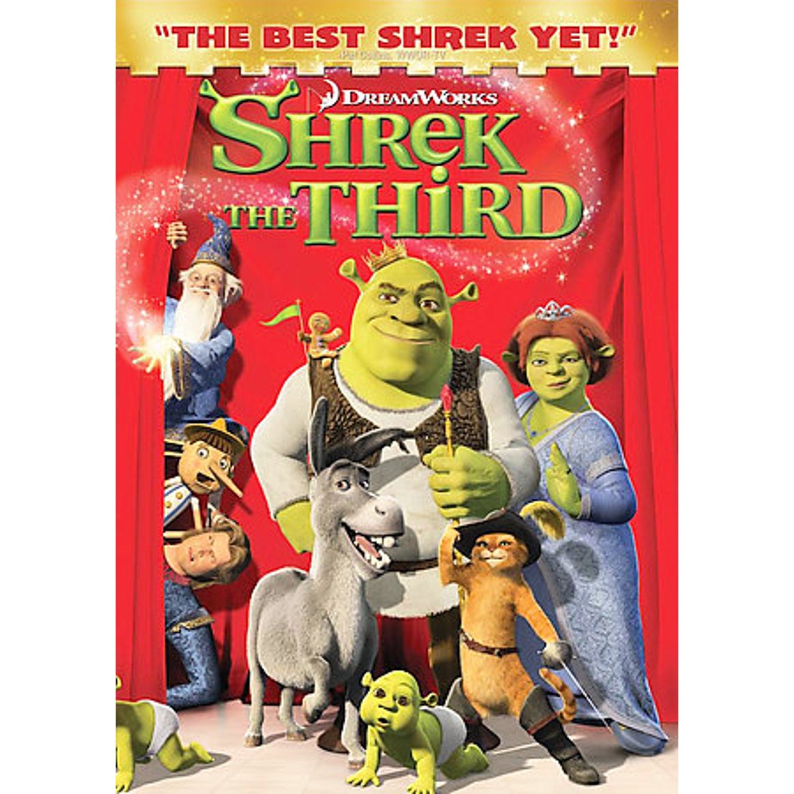 Shrek the Third (DVD, 2007, Full Screen Version)