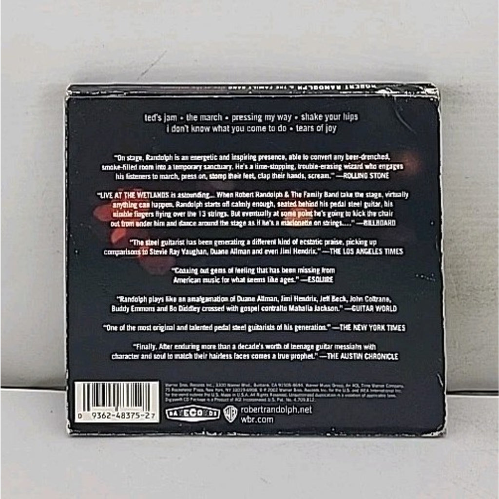 Live at the Wetlands by Robert Randolph (CD, 2002)