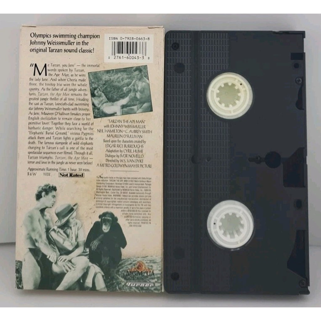 Tarzan, the Ape Man (VHS, 1992)
