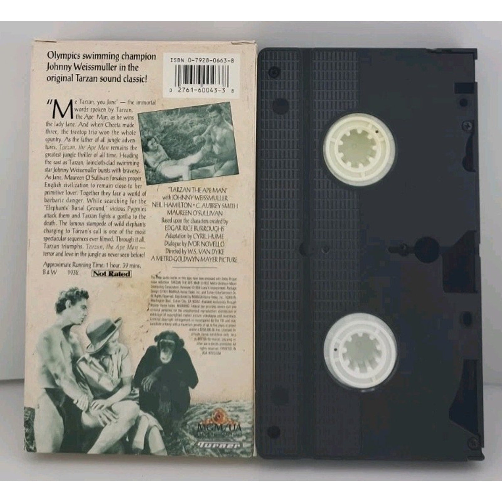 Tarzan, the Ape Man (VHS, 1992)