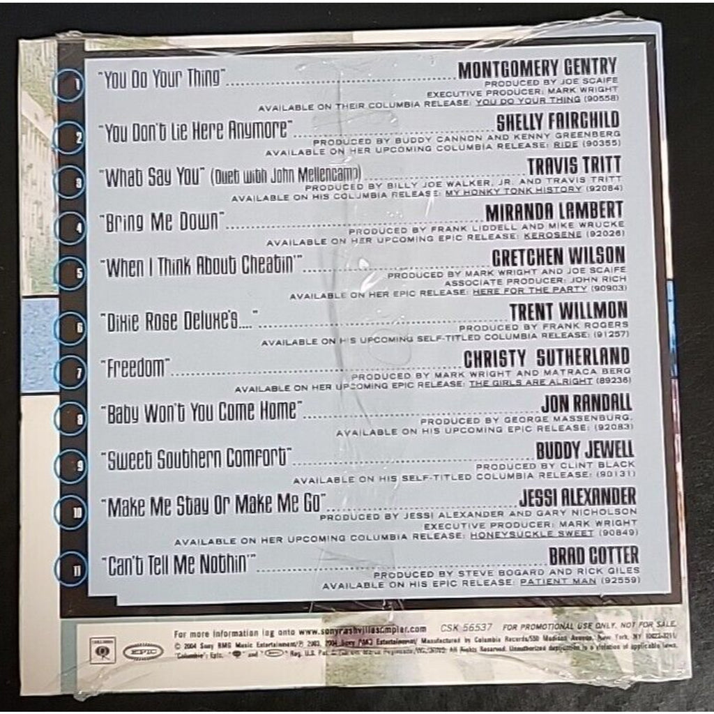 New Music Sampler Sony Music Nashville Vol. II (CD)