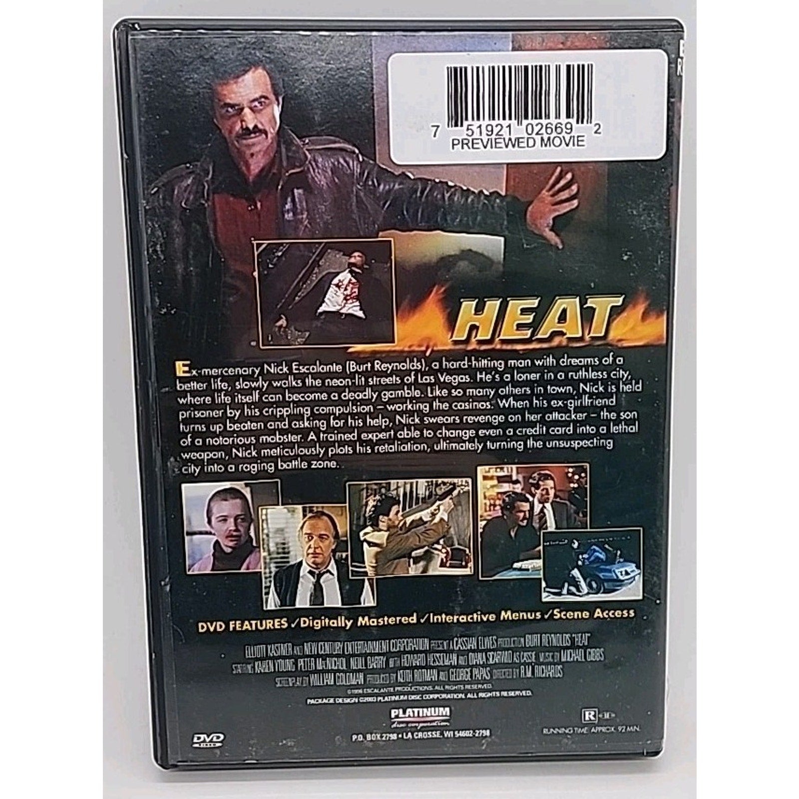 Heat (DVD, 1987)