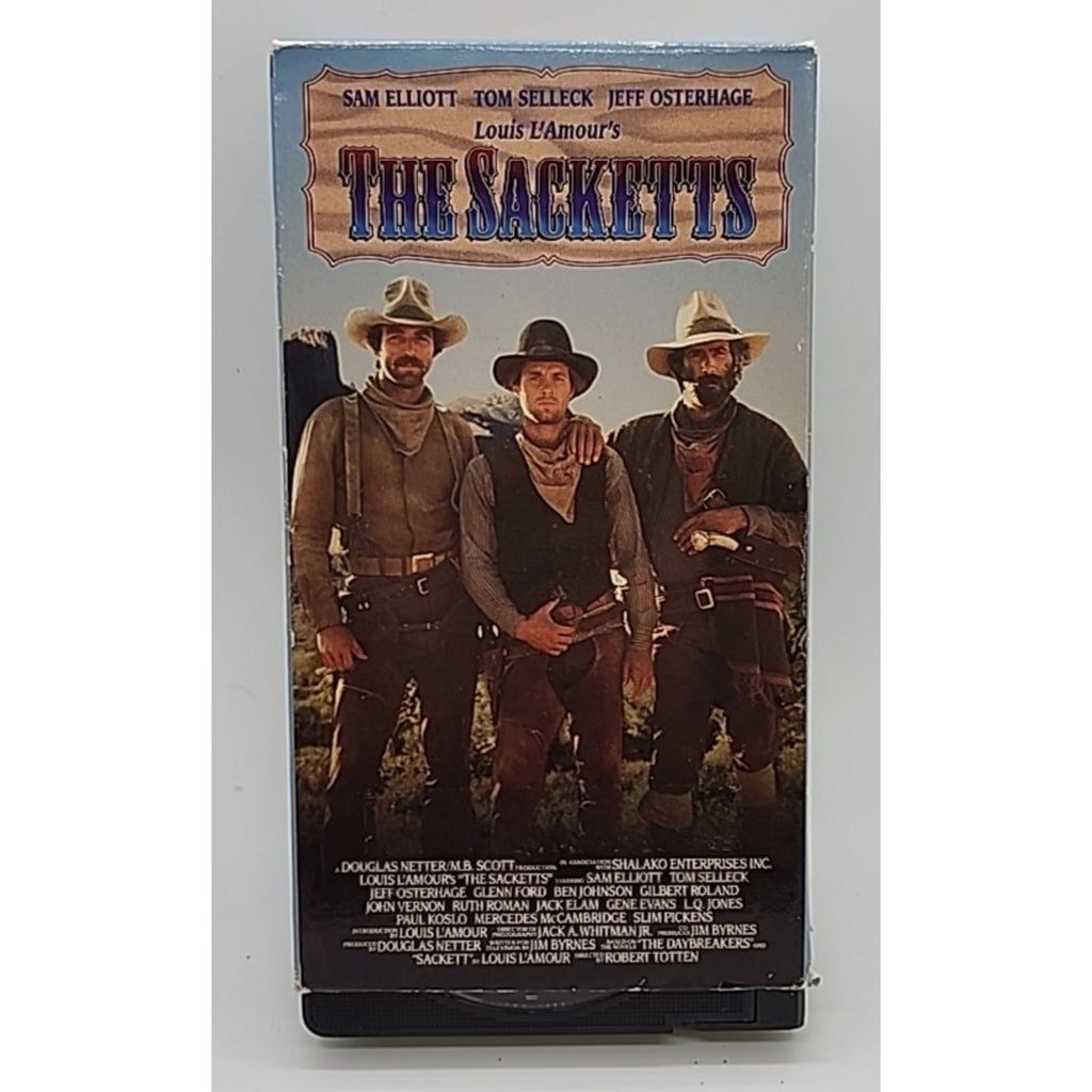The Sacketts Staring Sam Elliott (VHS, 1991, 2-Tape Set)