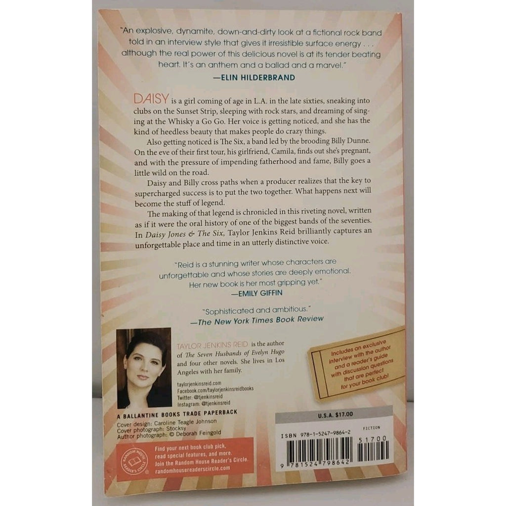 Daisy Jones and the Six: Reese's Book Club : A Novel by Taylor Jenkins Reid...