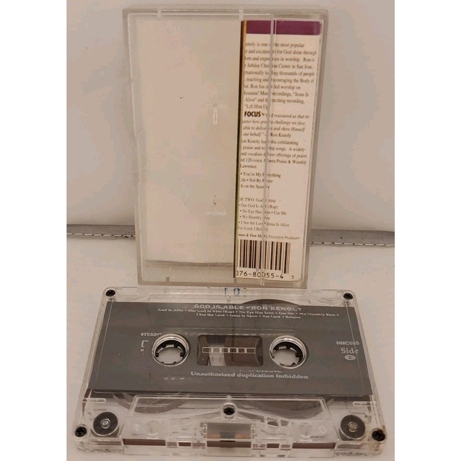 God is Able Cassette Ron Kenoly 1994 Integrity Hosanna! Music HMC055 Religious