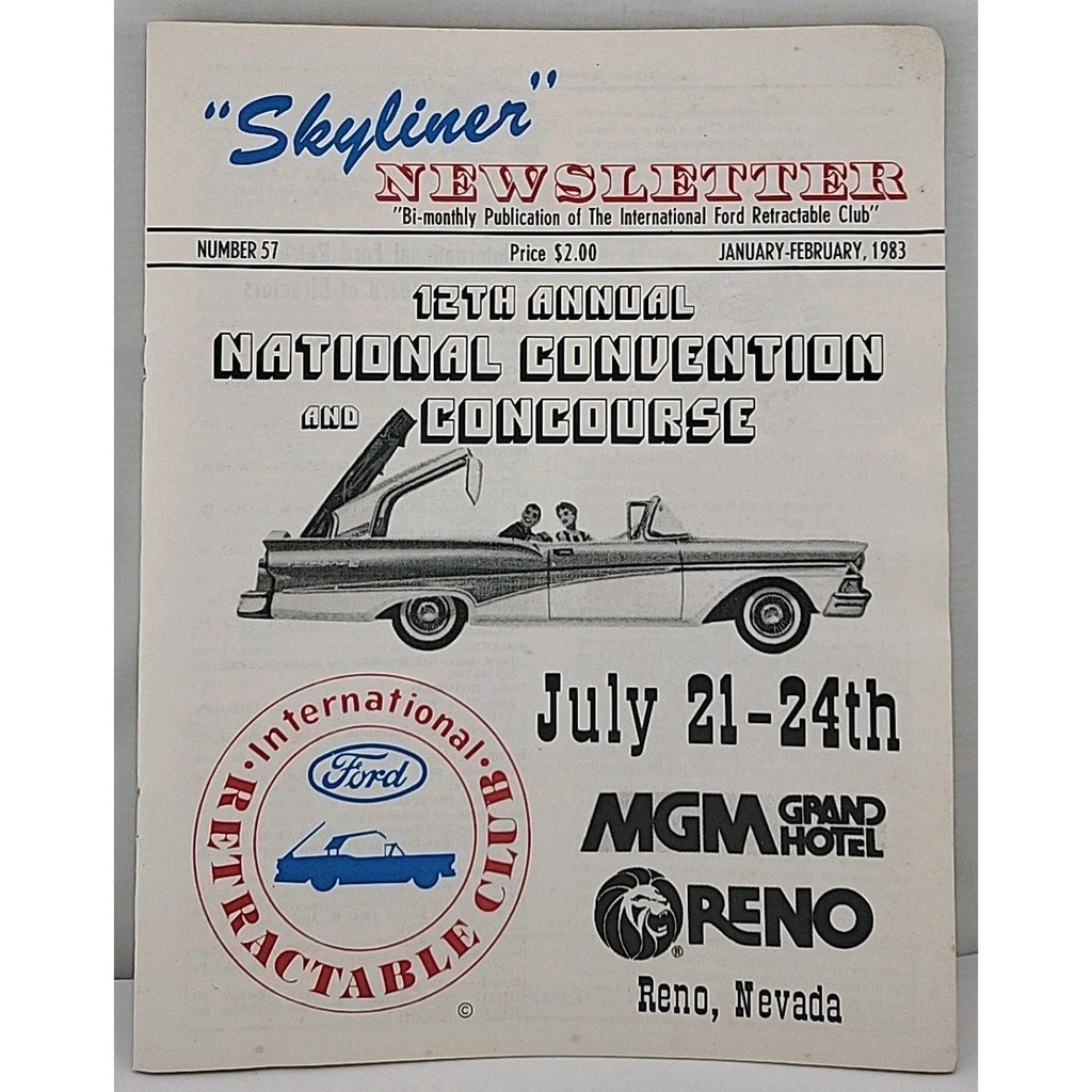 Skyliner Newsletter - January-February 1983 Number 57