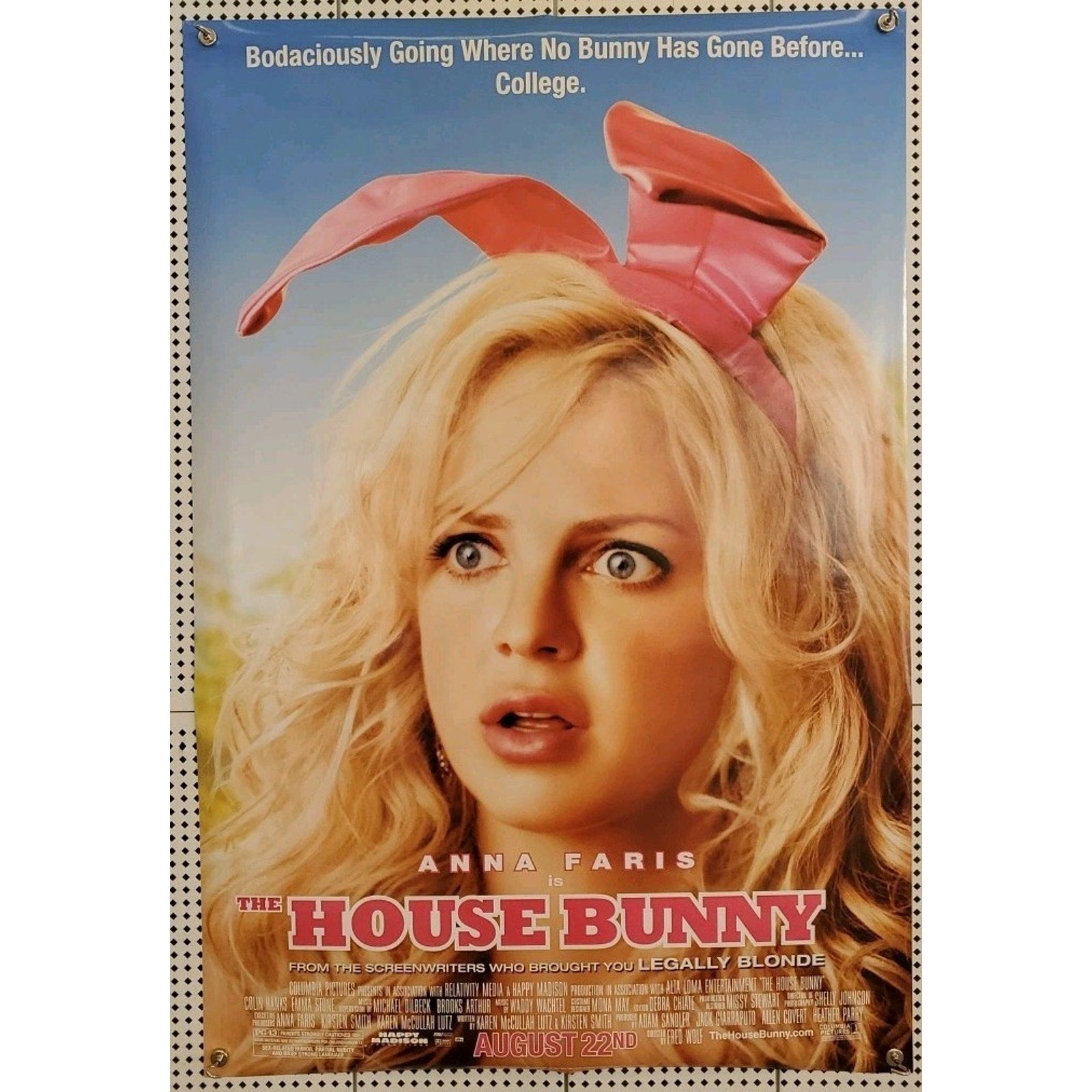 The House Bunny 2008 Original Double Sided 27x40 Movie Poster