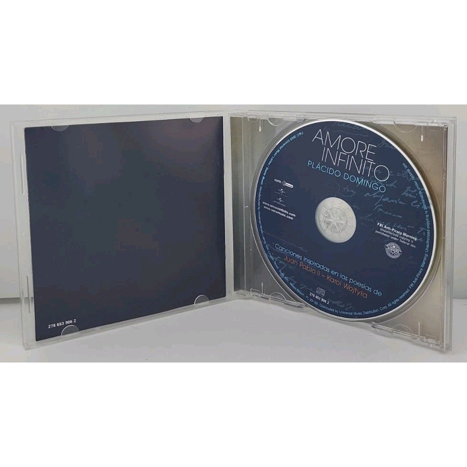Amore Infinito by Placido Domingo (CD, 2009)