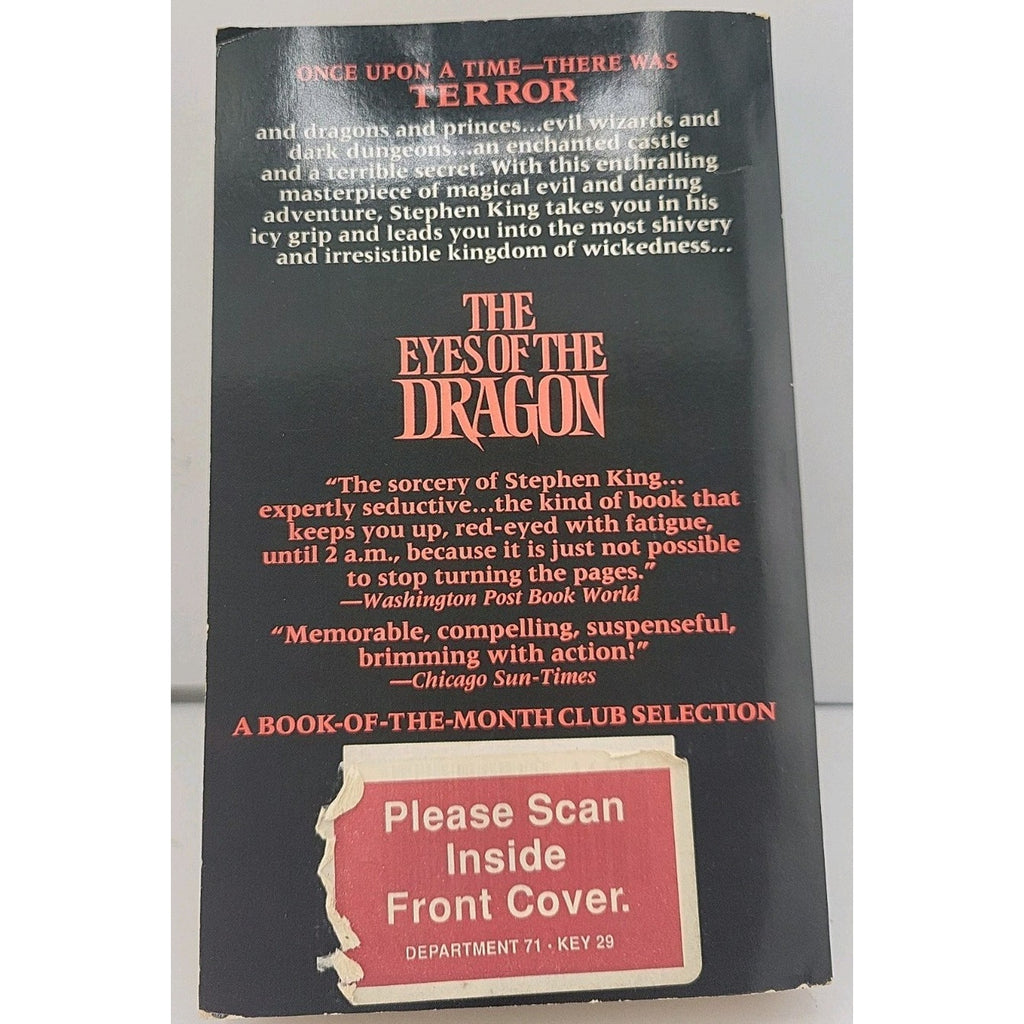 The Eyes Of The Dragon By Stephen King (Paperback)