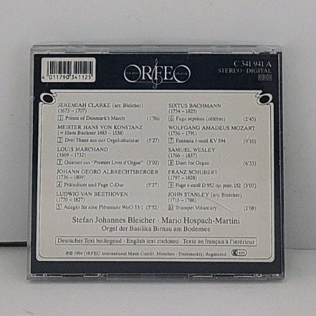 Duette Fur Orgel by Clarke / Konstanz / Bleicher / Hospach-Martini (CD, 1994)
