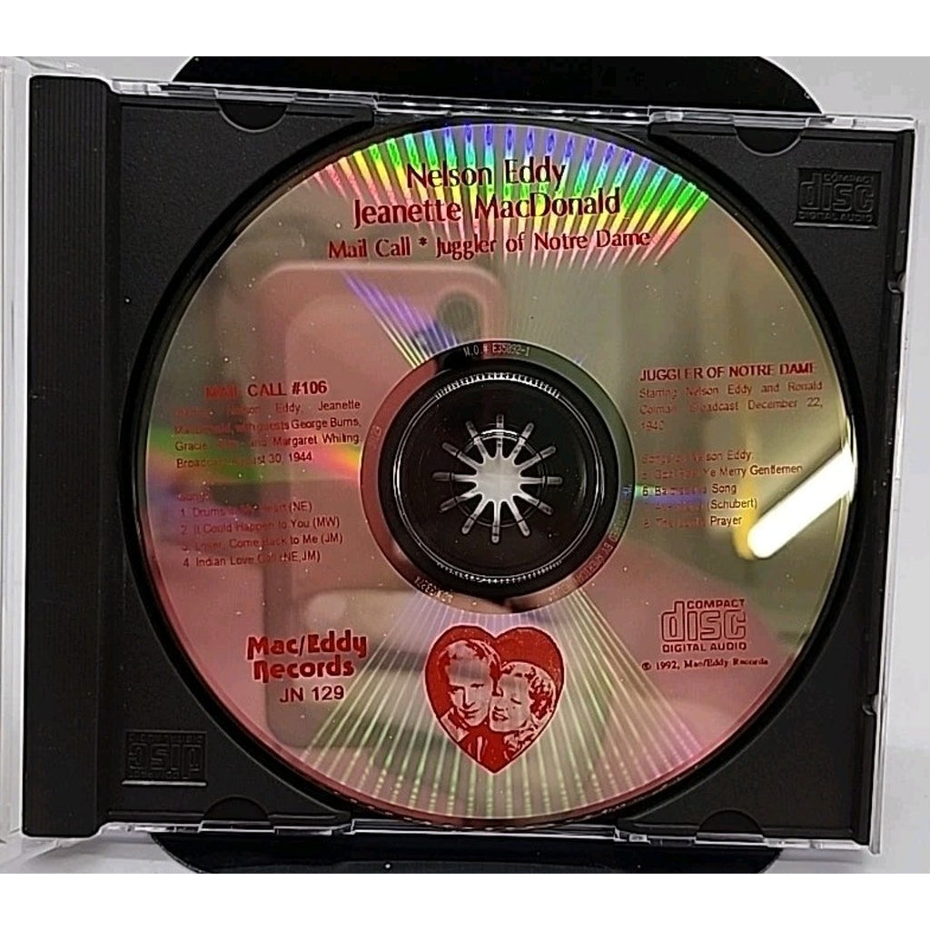 Nelson Eddy & Jeanette Macdonald On Mail Call And Juggler Of Notre Dame (CD)
