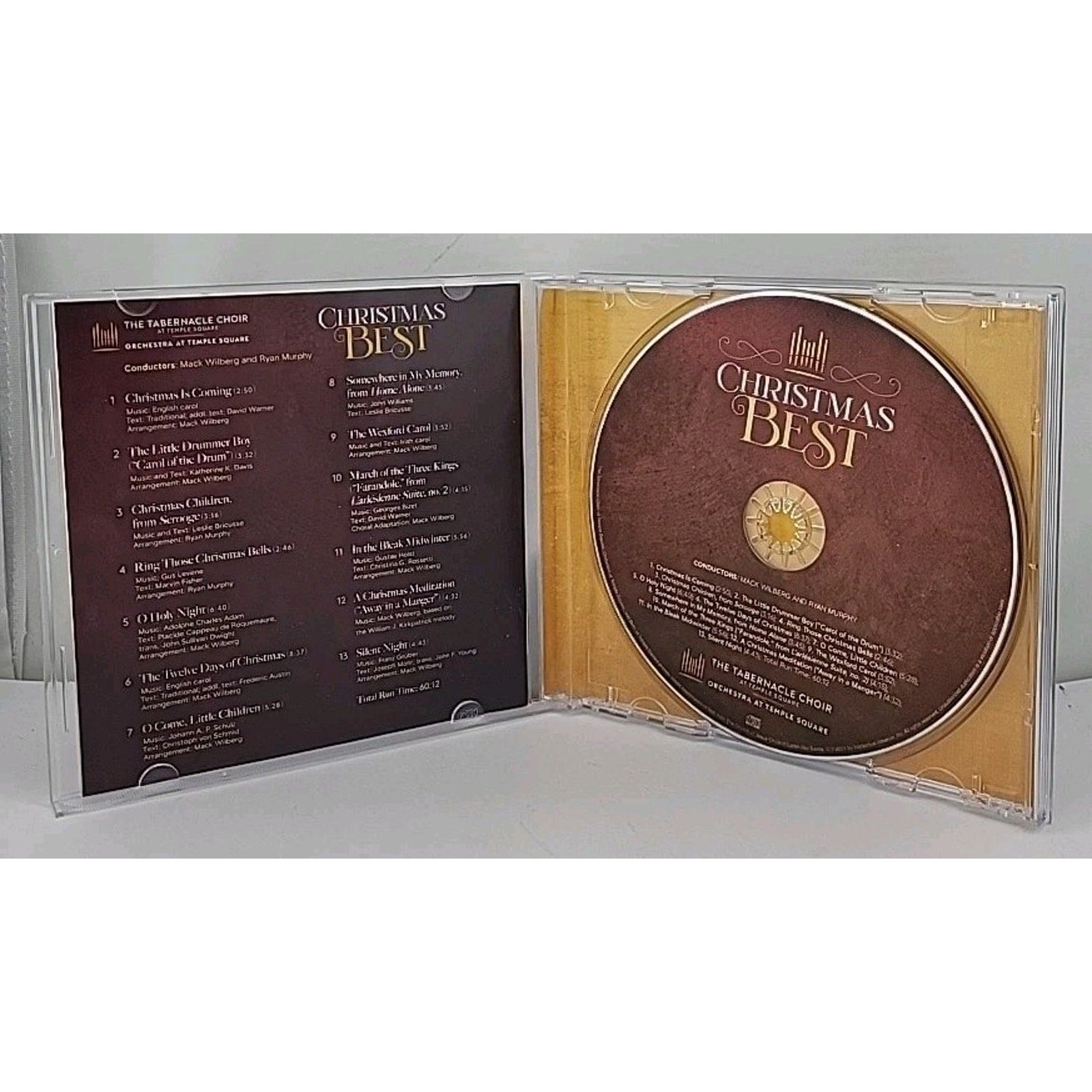 Christmas Best by Tabernacle Choir at Temple Square (CD, 2021)
