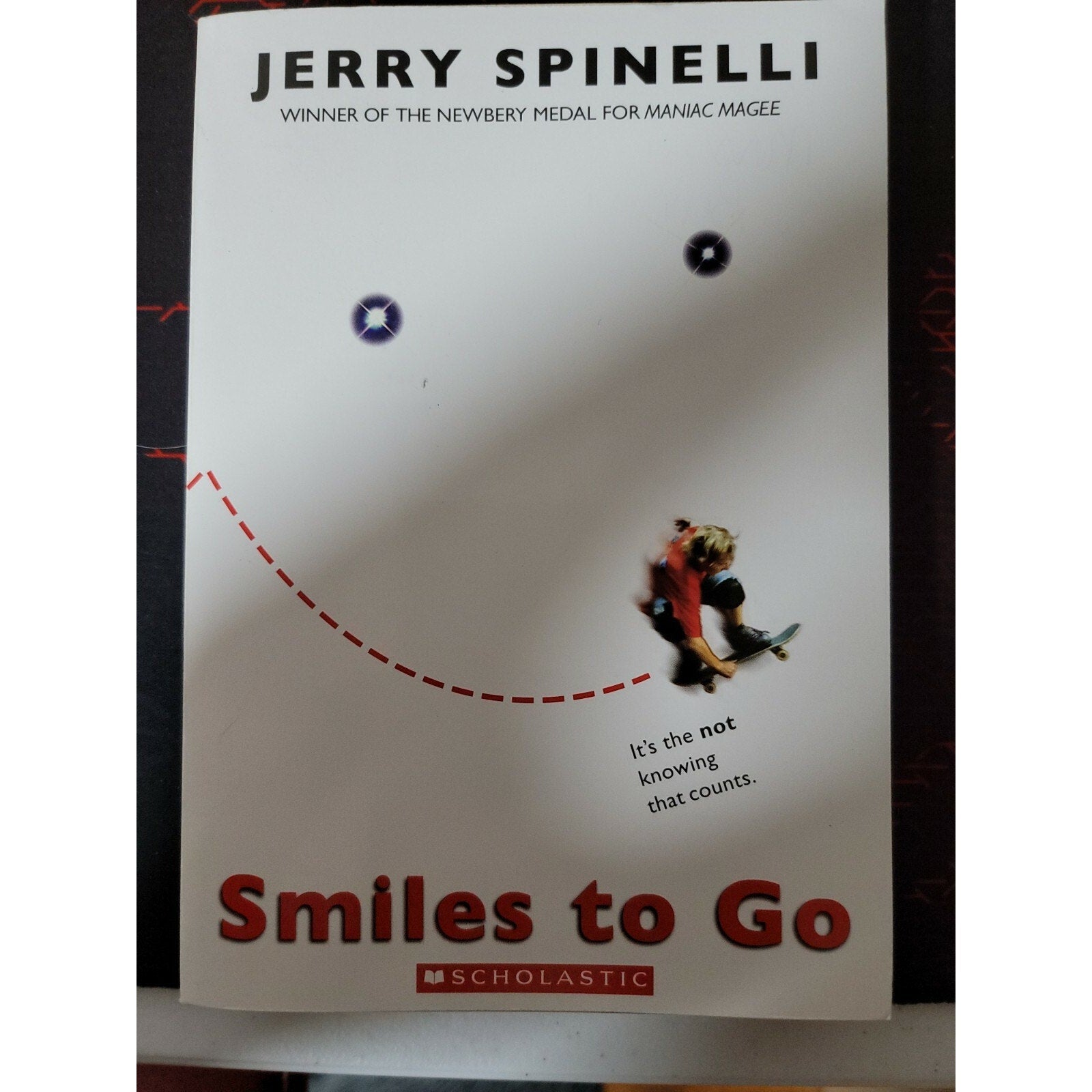 Smiles to Go by Jerry Spinelli (2009 Scolastic Paperback)