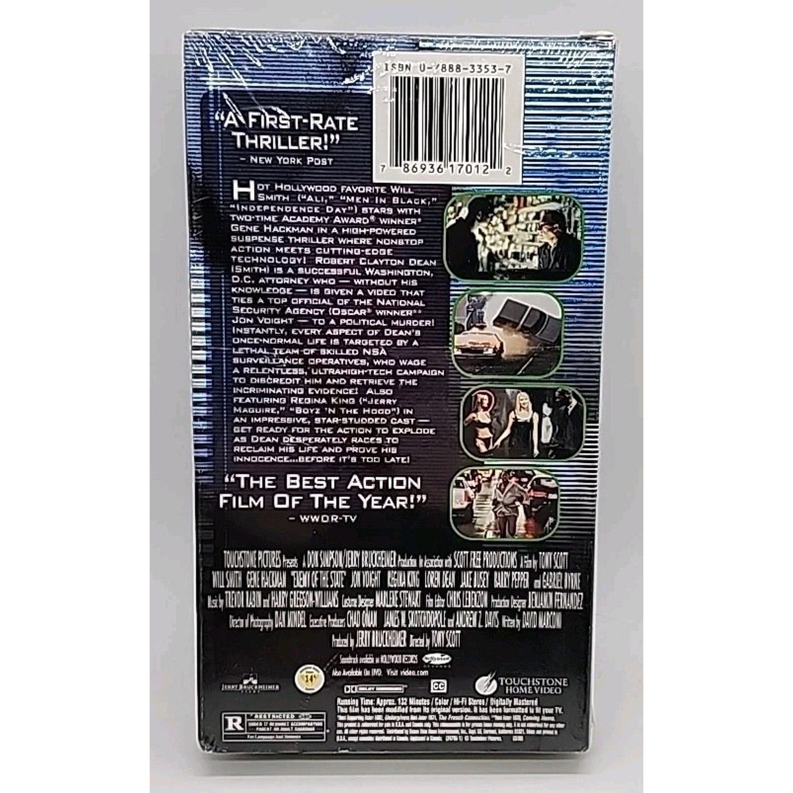 Enemy of the State (VHS, 1998) *Brand New*