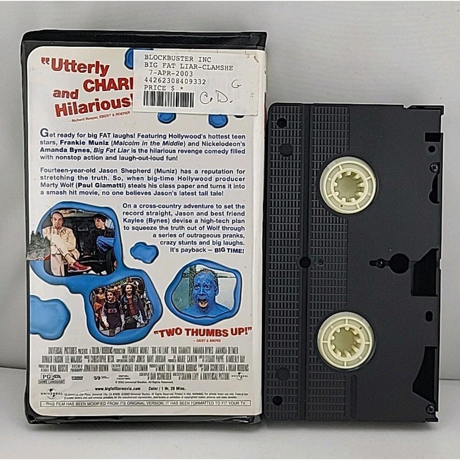 Big Fat Liar (VHS, 2002, Clamshell)