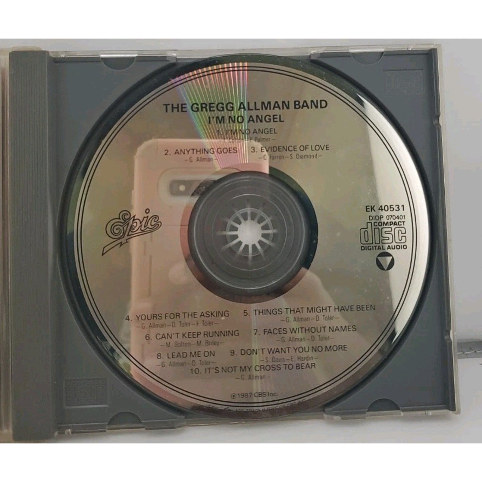 I'm No Angel by Gregg Allman (CD, 1990)