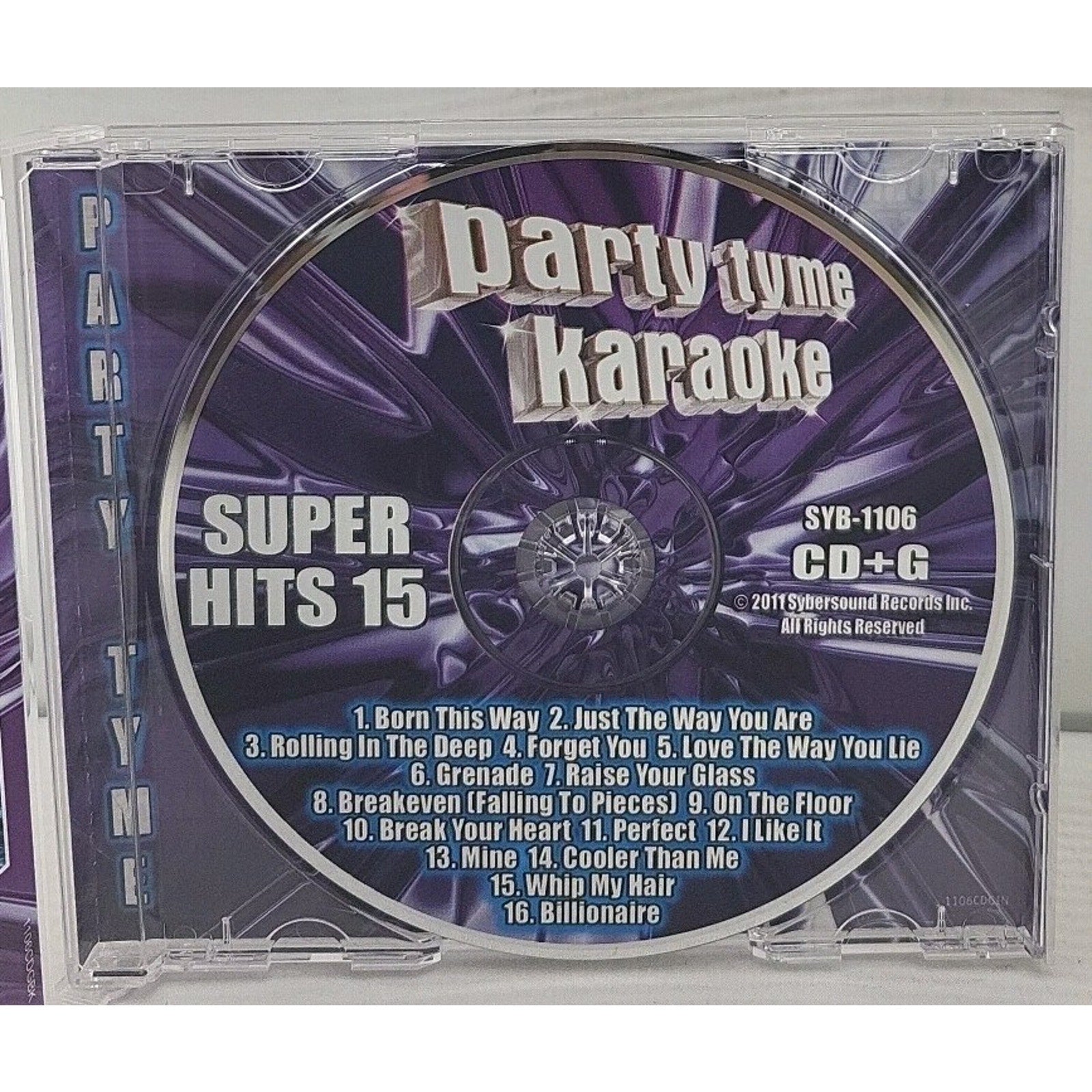 Party Tyme Karaoke: Super Hits, Vol. 15 by Various (CD, 2011)