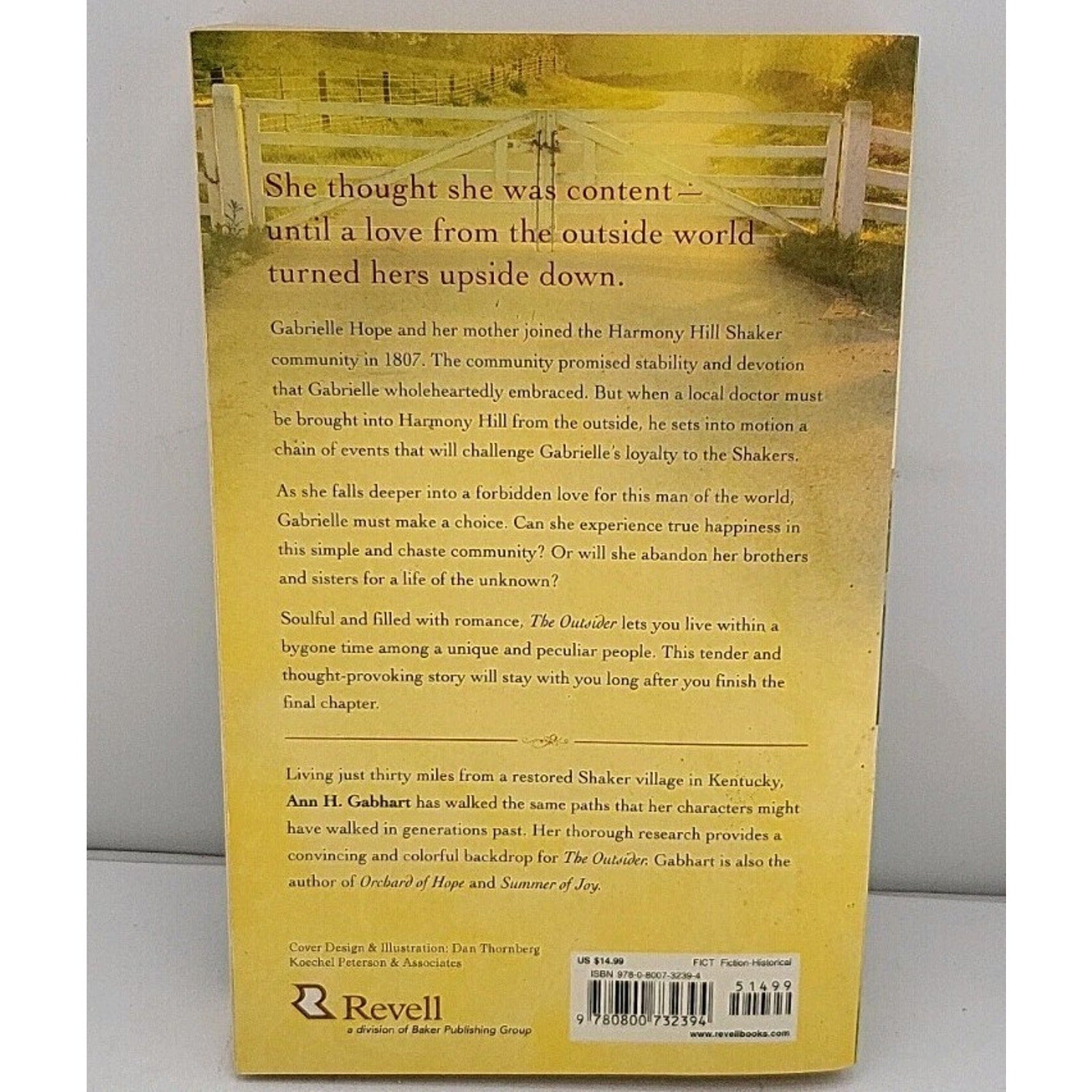 Outsider by Ann H. Gabhart (2008, Trade Paperback)