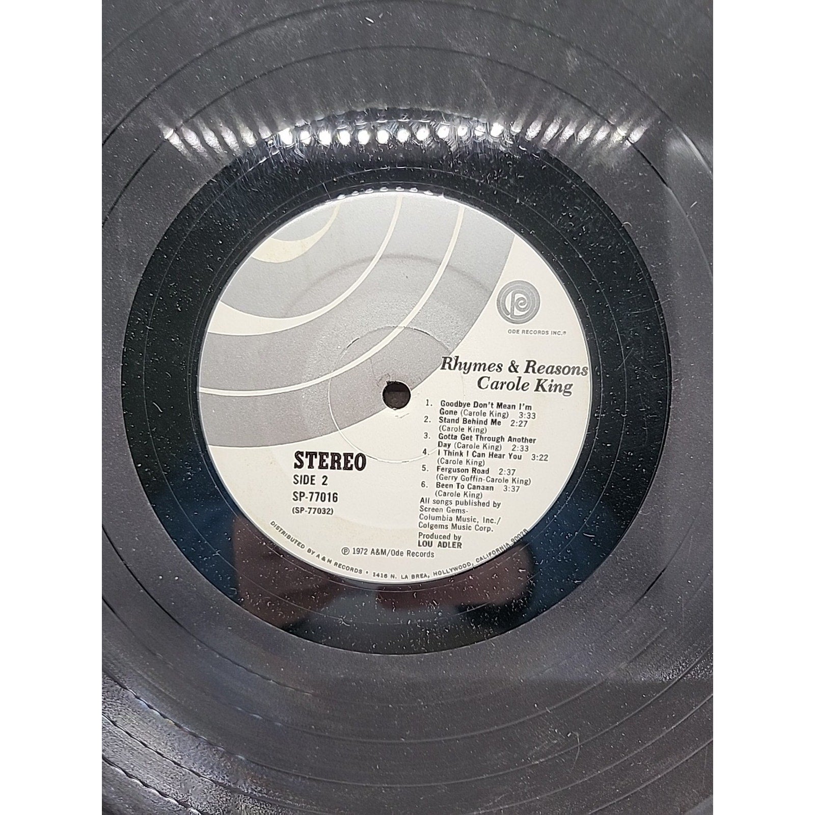 Carole King - Rhymes And Reasons (Record)