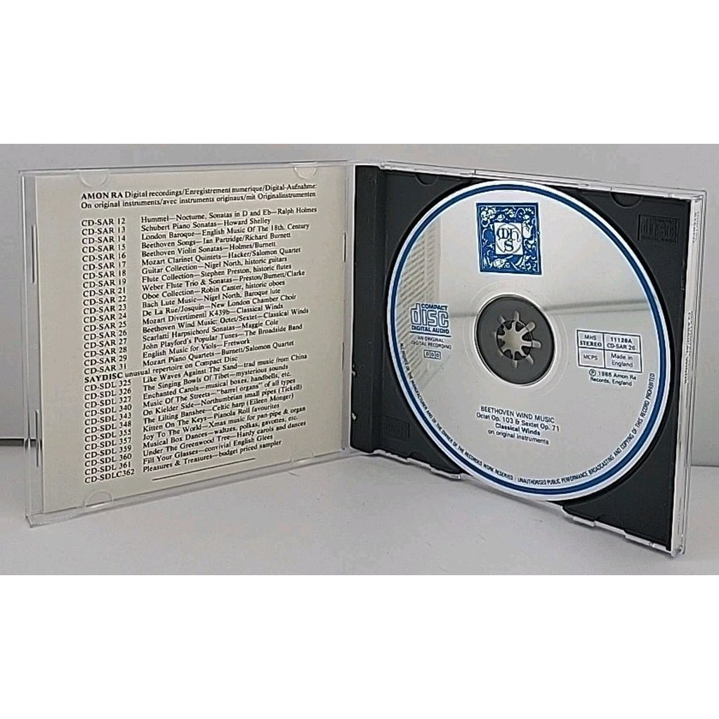 Wind Music by Beethoven / Classical Winds (CD, 2011)