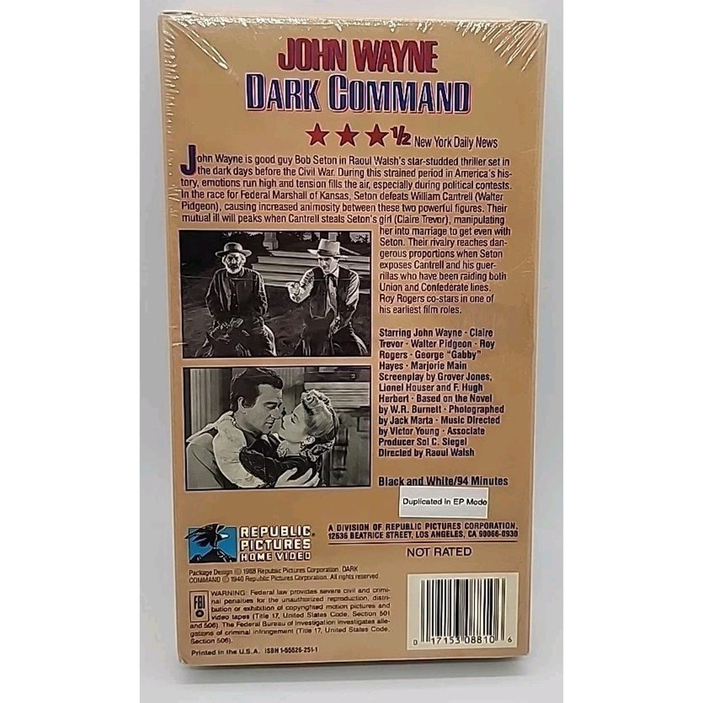 Dark Command (VHS, 1940)