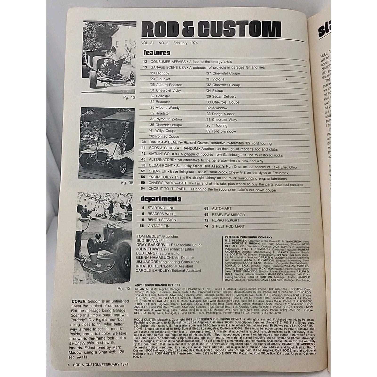 Rod & Custom Magazine - February 1974 - Vol. 21 No. 2