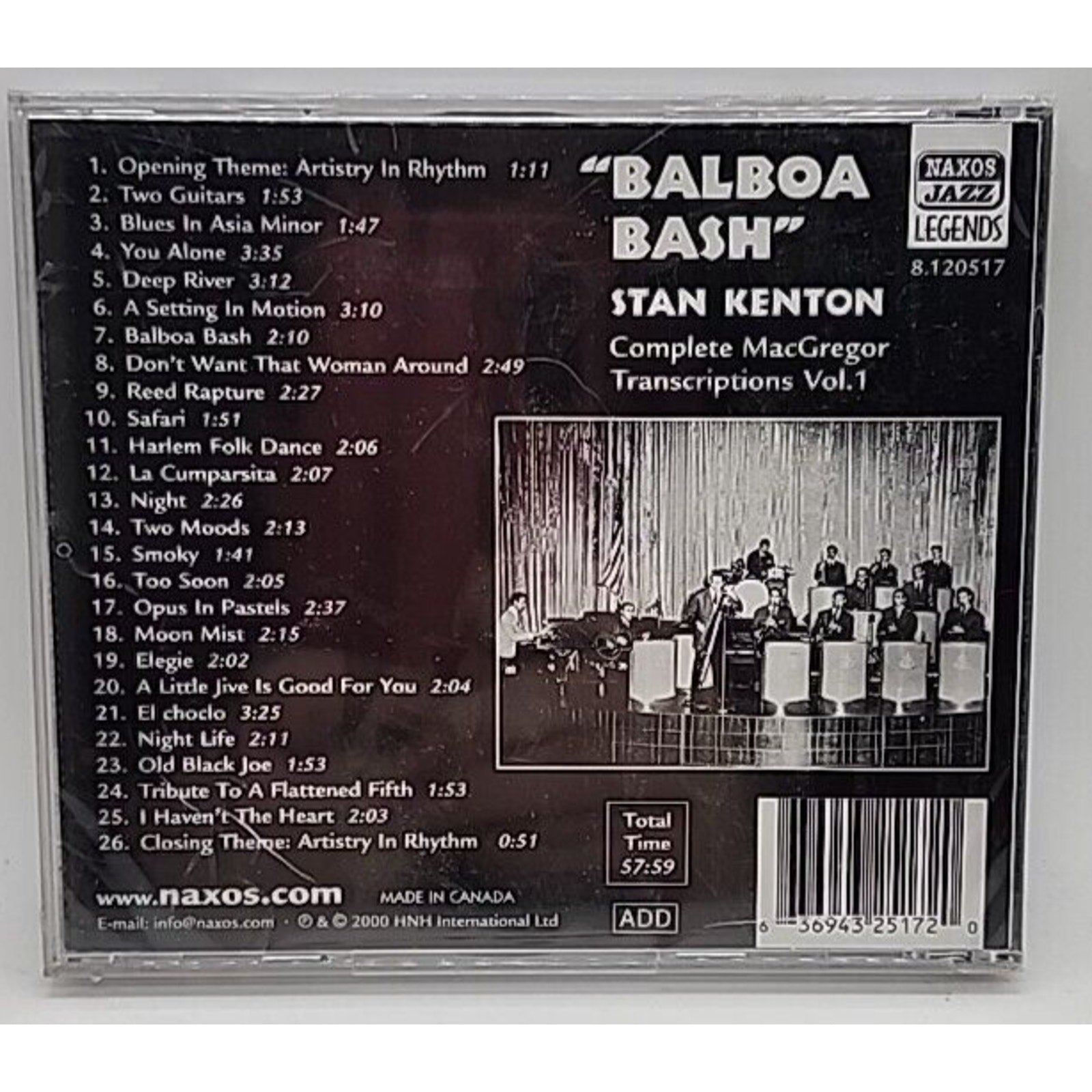Balboa Bash 1941 by Kenton, Stan (CD, 2002) *Brand New*