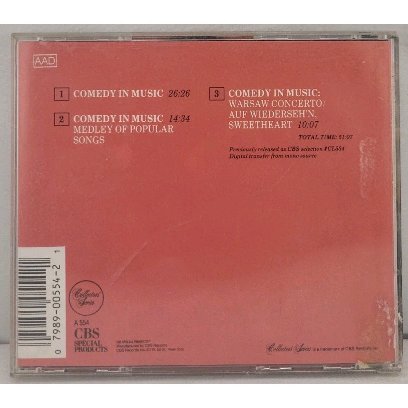 Victor Borge Comedy in Music CD