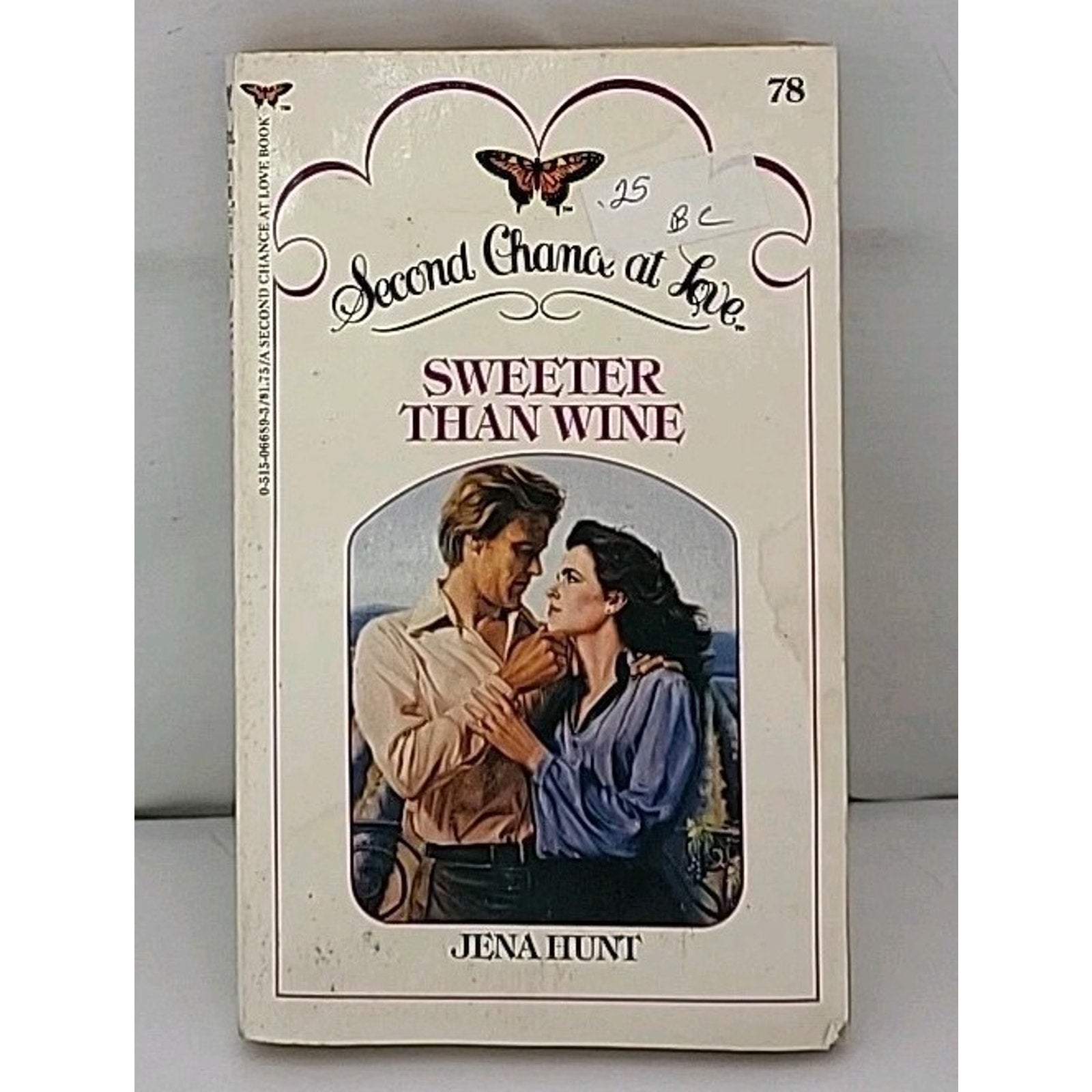 Jena Hunt - Sweeter Than Wine (Second Chance at Love #78) - 1982 - Paperback