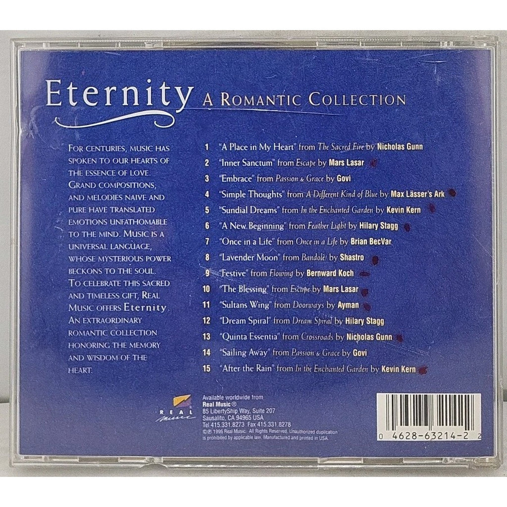 Eternity: A Romantic Collection by Various Artists (CD, Sep-1996, Real Music...