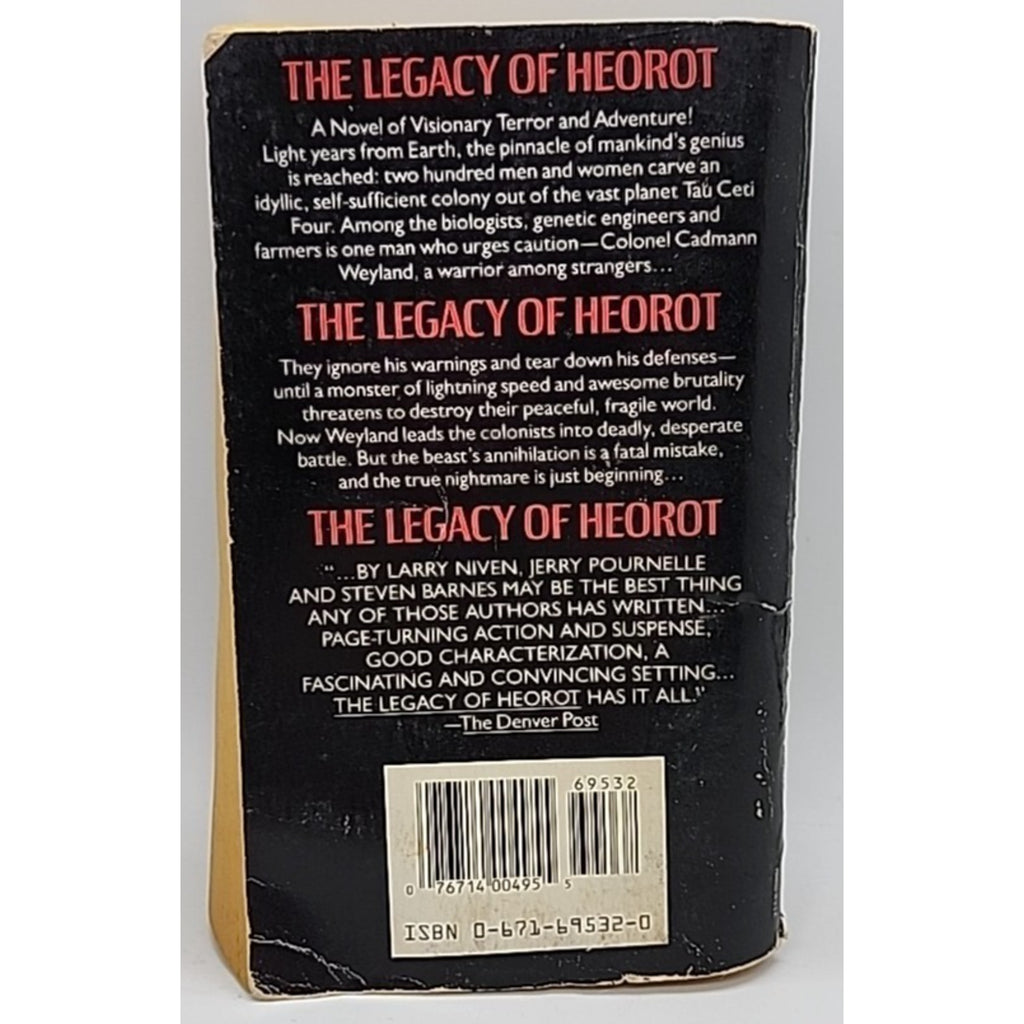 Legacy of Heorot by Larry Niven and Jerry Pournelle (1989, Mass Market)