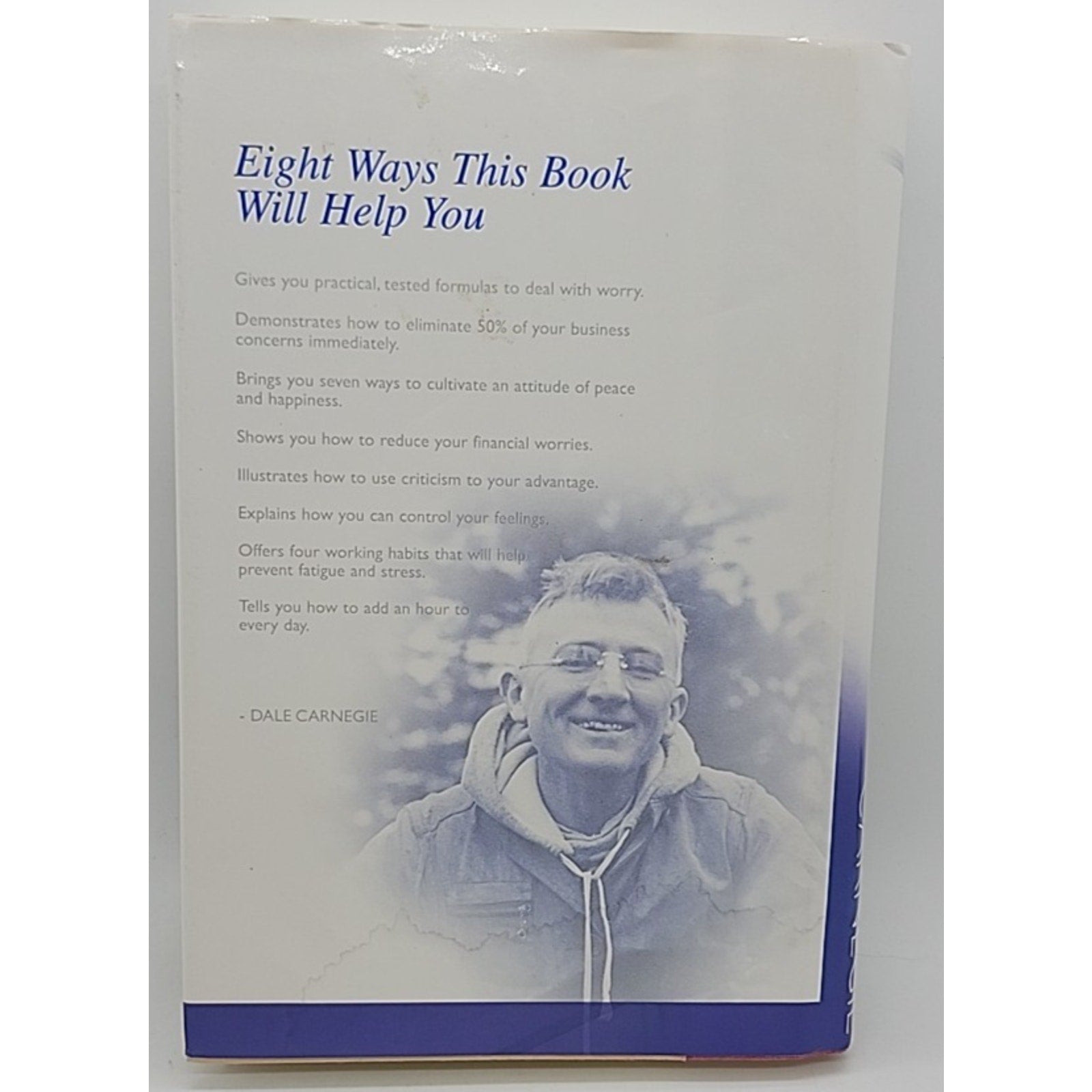 How To Stop Worrying And Start Living Book - Dale Carnegie (1984,Hardcover)