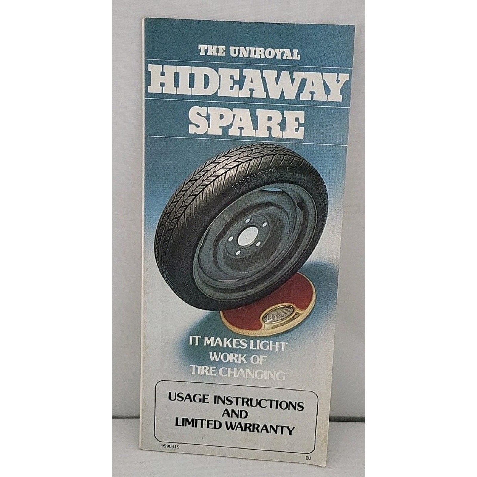 The Uniroyal Hideaway Spare Usage Instructions And Limited Warranty
